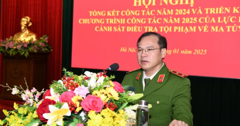 Thứ trưởng Nguyễn Văn Long phát biểu chỉ đạo tại Hội Nghị. (Ảnh: C04)