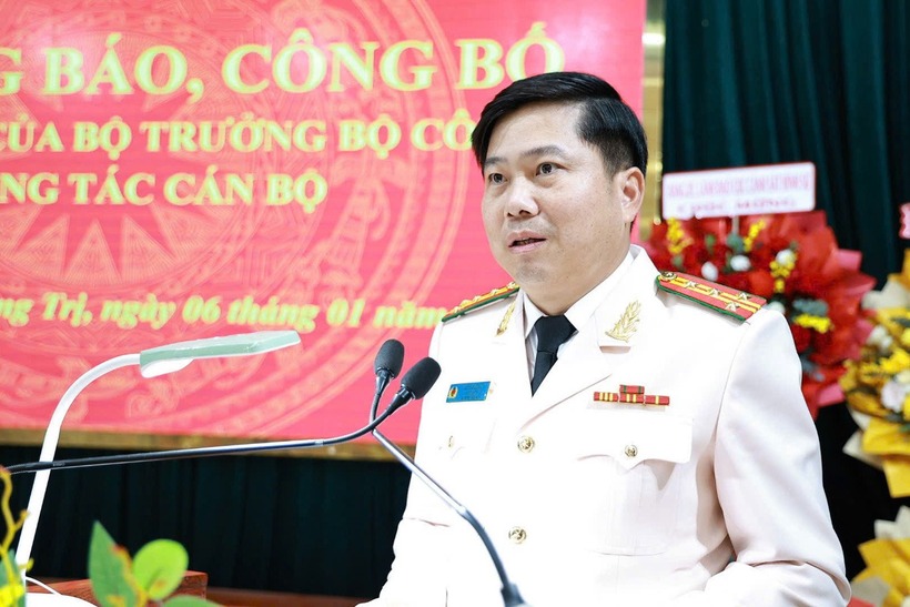 Ông Vũ Văn Đấu - tân Giám đốc Công an tỉnh Quảng Trị. (Ảnh: Tuổi trẻ)
