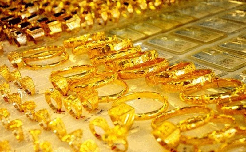 Giá vàng trong nước tối 6/1 đồng loạt giảm mạnh. Ảnh: Kinh tế đô thị