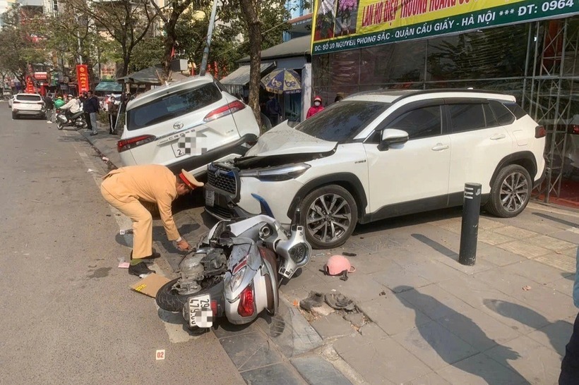 Hiện trường vụ việc. Ảnh: Dân trí