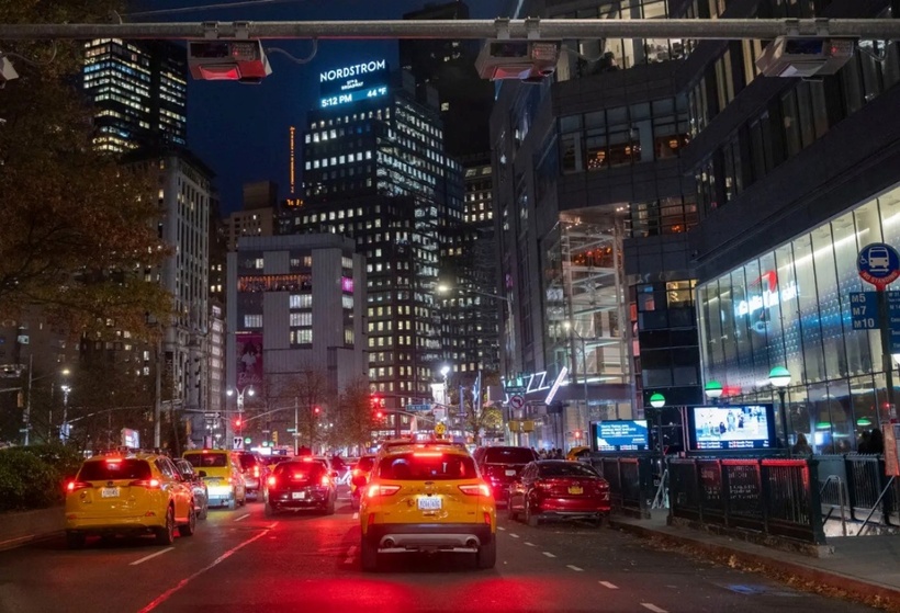 New York là thành phố đầu tiên tại Mỹ áp dụng quy định thu phí tắc nghẽn giao thông. Ảnh minh họa: NYT