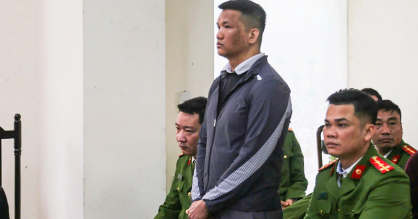 Bị cáo Phạm Minh Cường tại phiên tòa (Ảnh: N.H).