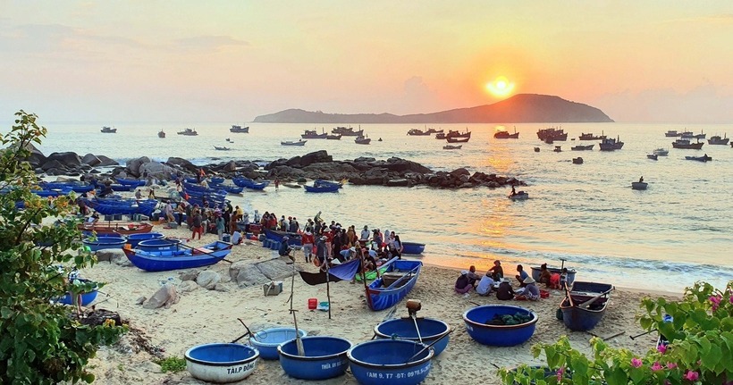 Làng chài An Hải chưa được nhiều du khách biết đến, chính vì vậy vẫn giữ được nét hoang sơ, mộc mạc vốn có. Ảnh minh họa.