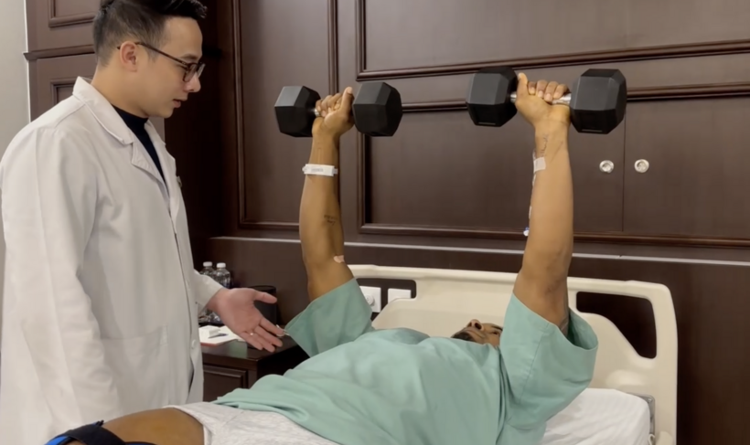 Để vận động viên có thể quay trở lại thi đấu thì các công tác hậu phẫu phía sau là vô cùng quan trọng