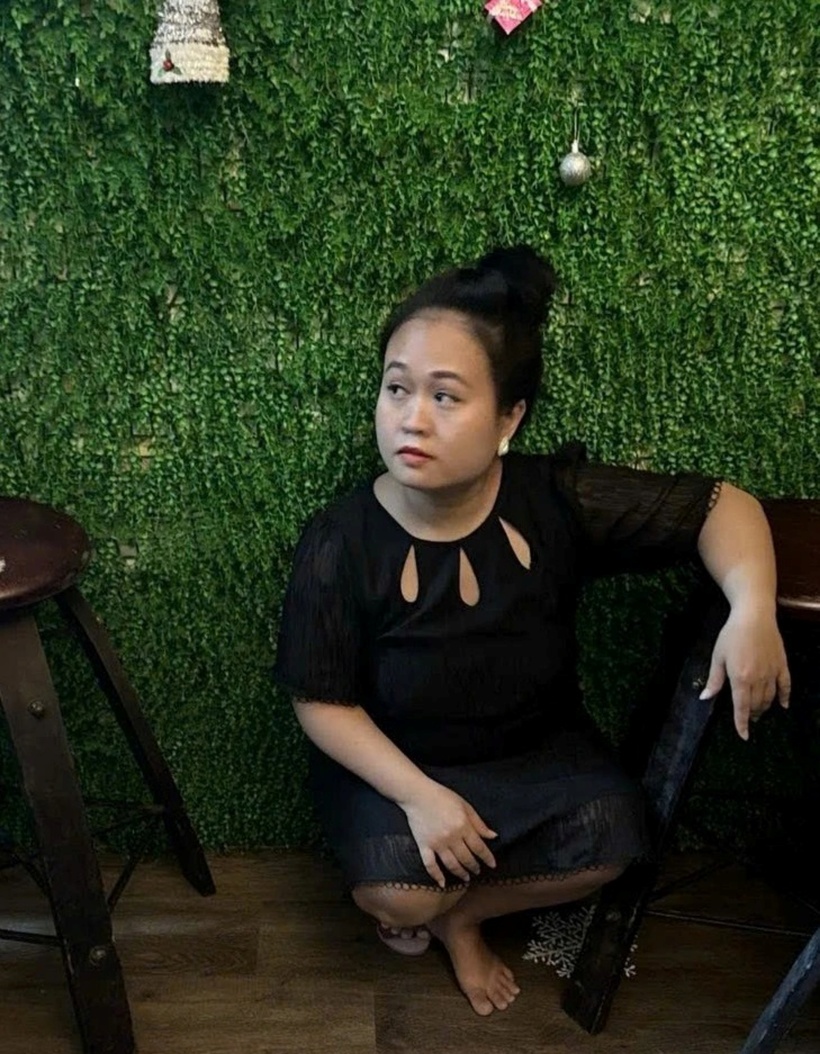 Nguyễn Hoài Thương thời điểm bị công an bắt giữ. Ảnh: PLO