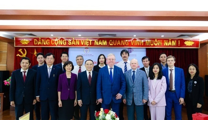 Cuộc họp triển khai thỏa thuận hợp tác giữa Hội Luật gia Việt Nam và Hội Luật gia Liên bang Nga, năm 2024.