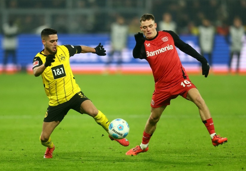 Kết quả bóng đá hôm nay ngày 11/1: Leverkusen giành thắng kịch tính Dortmund. Ảnh: Reuters.