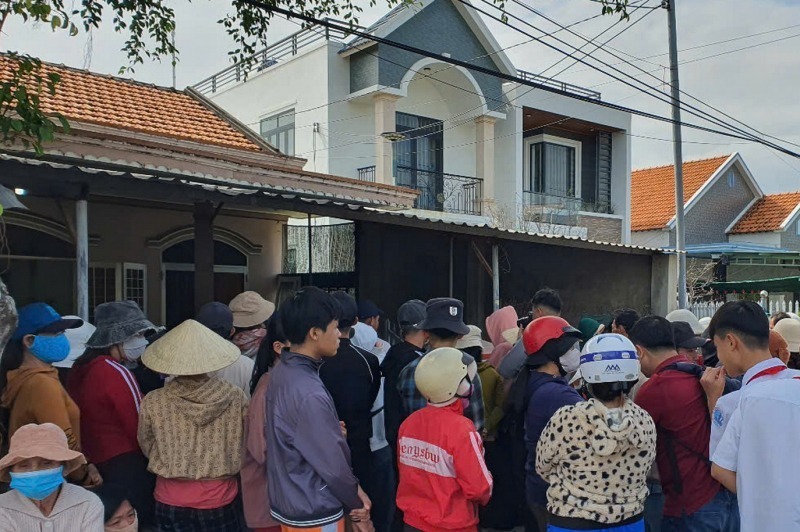 Hiện trường xảy ra vụ việc. Ảnh: Báo Công an Nhân dân.