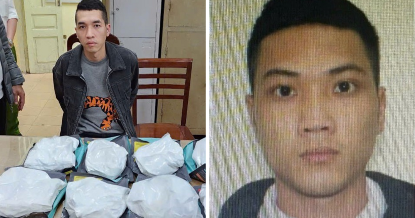 2 đối tượng trong đường dây vận chuyển ma túy.