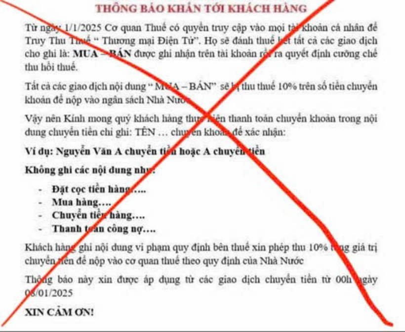 Thông tin cơ quan thuế có quyền truy cập vào mọi tài khoản cá nhân để truy thu thuế về thương mại điện tử là không chính xác. Ảnh: Đại biểu Nhân dân