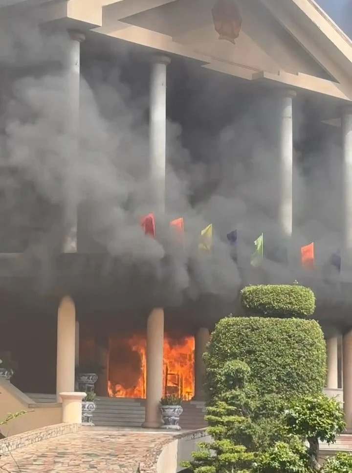 Hiện trường vụ cháy. Ảnh: Pháp luật TP.HCM