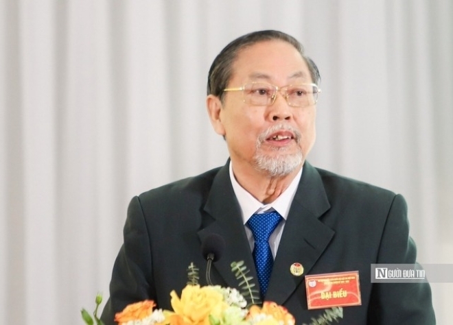 Luật gia Nguyễn Hồng Tuyến phổ biến quy chế bầu Ban Chấp hành khoá XIV.