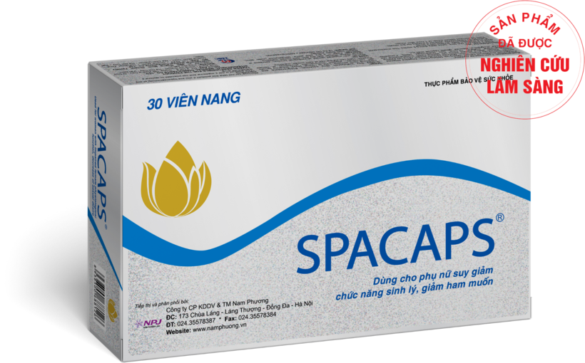 Viên uống Spacaps giúp bổ huyết, tăng cường nội tiết tố nữ an toàn, hiệu quả