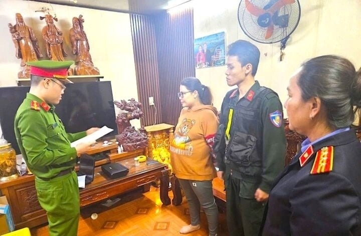 Cơ quan công an khởi tố Nguyễn Thị Thanh Thúy. Ảnh: VTC News