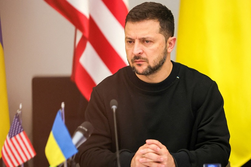 Tổng thống Ukraine Volodymyr Zelensky. Ảnh: Reuters