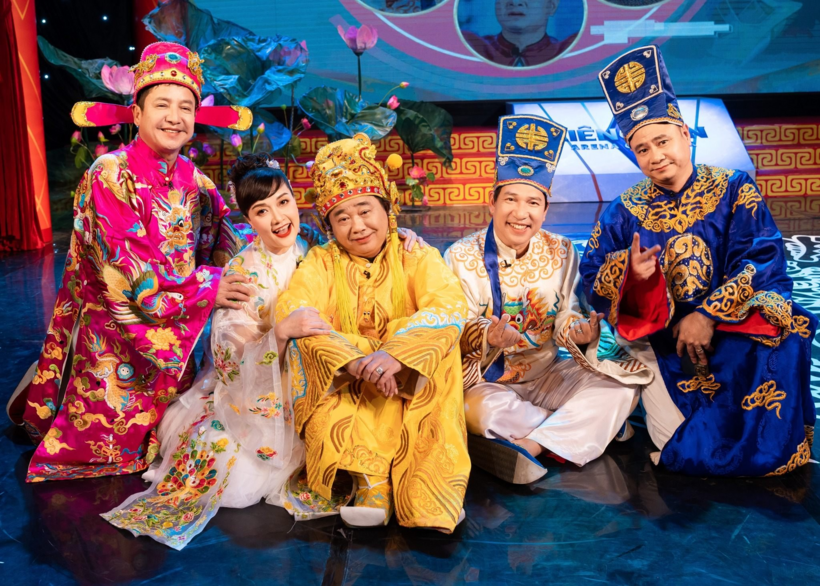 Các nghệ sĩ gạo cội như NSƯT Chí Trung, NSND Tự Long, Vân Dung, Quang Thắng, Quốc Khánh sẽ trở lại với Táo Quân 2025. Ảnh: Giao Thông