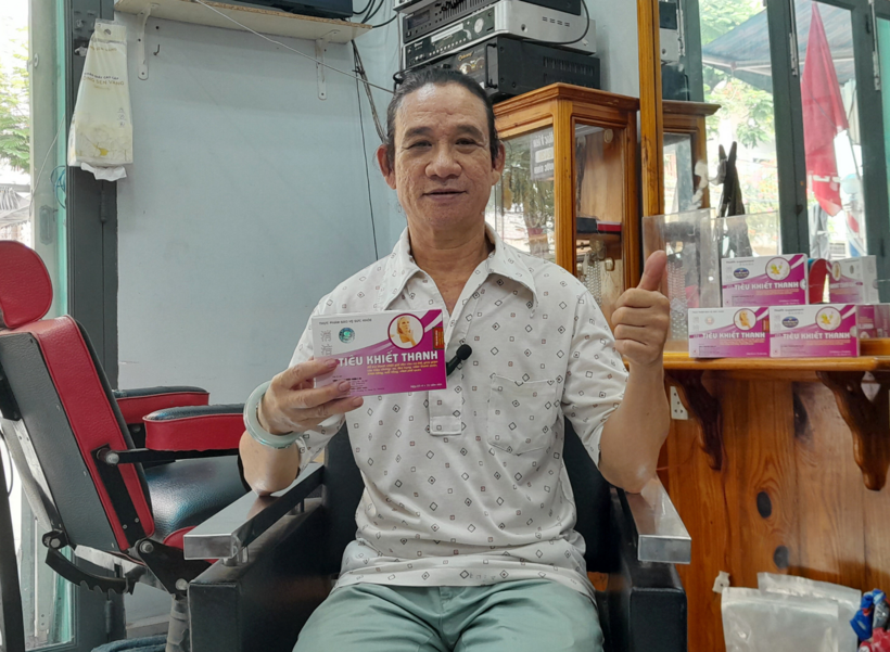 Chú Hoàng vui vẻ khi lấy lại giọng nói trong sáng nhờ Tiêu Khiết Thanh