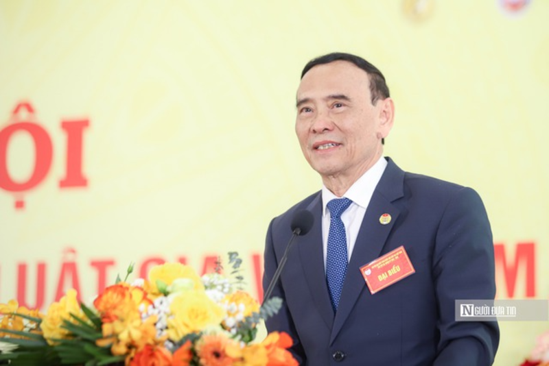 TS. Nguyễn Văn Quyền - Bí thư Đảng đoàn, Chủ tịch Hội Luật gia Việt Nam phát biểu khai mạc.