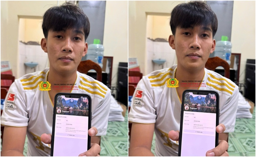 Đối tượng Trần Quang Lương. (Ảnh: Công an TP.Đà Nẵng)