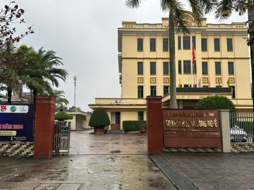 Sở Khoa học và Công nghệ ở Hà Tĩnh. Ảnh: Tiền Phong
