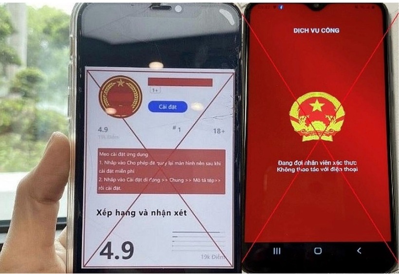 Người đàn ông ở Hà Nội bị mất gần 500 triệu đồng khi cài đặt phần mềm Dịch vụ công “giả mạo". Ảnh: Dân Việt