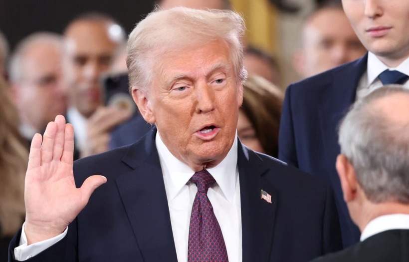 Ông Donald Trump đã chính thức nhậm chức Tổng thống thứ 47 của Mỹ. Ảnh: Reuters