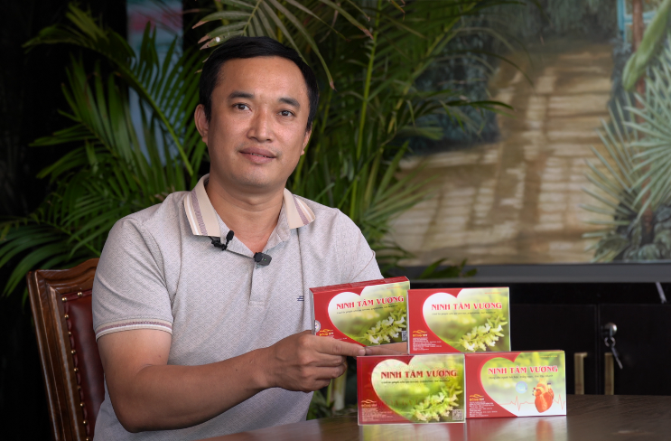 Anh Dũng đã ổn định nhịp tim, hết hồi hộp, đánh trống ngực sau khi sử dụng Ninh Tâm Vương