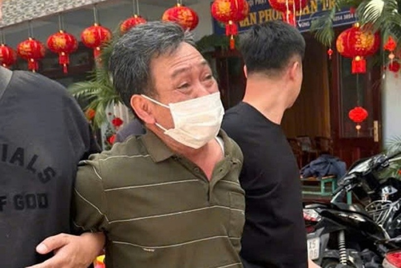 Đối tượng Vũ Văn Vương thời điểm bị bắt giữ. Ảnh: VOV