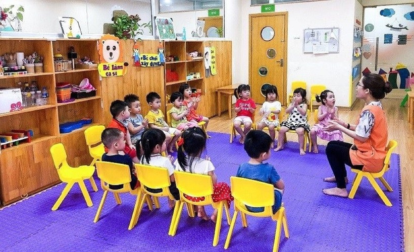 Chính sách miễn học phí với trẻ mầm non được đưa ra với mục đích giúp những bậc phụ huynh và gia đình có điều kiện kinh tế khó khăn... Ảnh minh họa