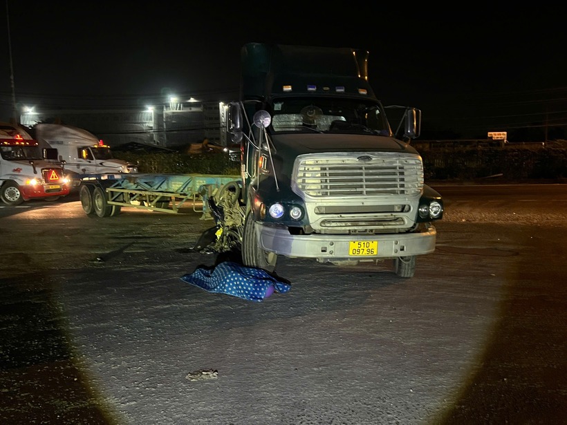 Hiện trường xảy ra vụ tai nạn. Ảnh: Báo Giao thông.