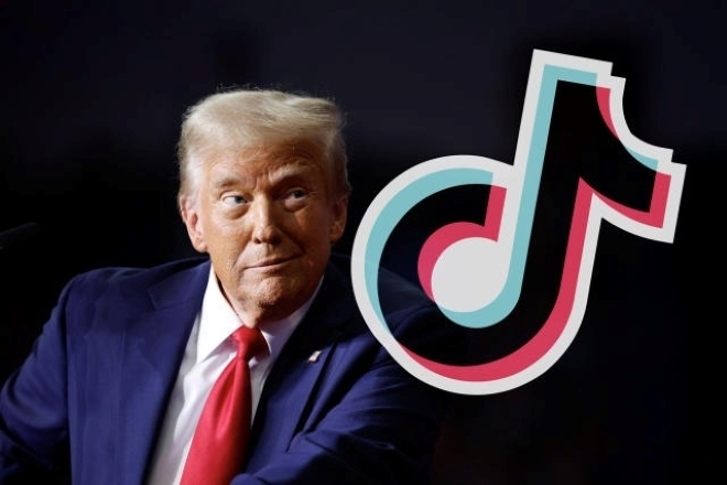 Tổng thống Mỹ Donald Trump "bật đèn xanh" cho tỷ phú Elon Musk mua lại TikTok. Ảnh: Yahoo Finance