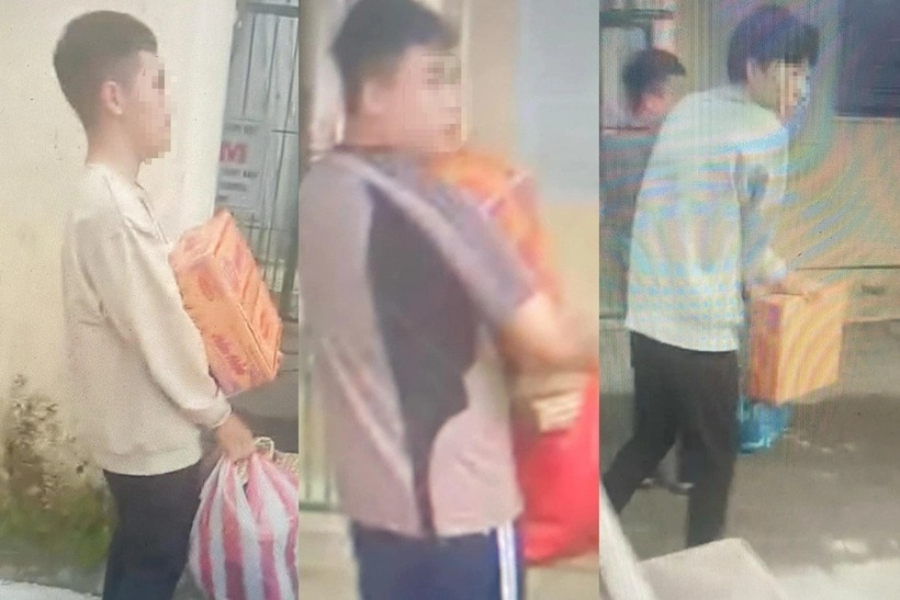 Ba nghi phạm đang bị bắt tạm giam. (Ảnh: Công an/Dân trí)