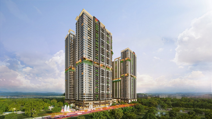 Phối cảnh dự án Khu Phức hợp nhà ở Cao tầng Thuận An 1&2