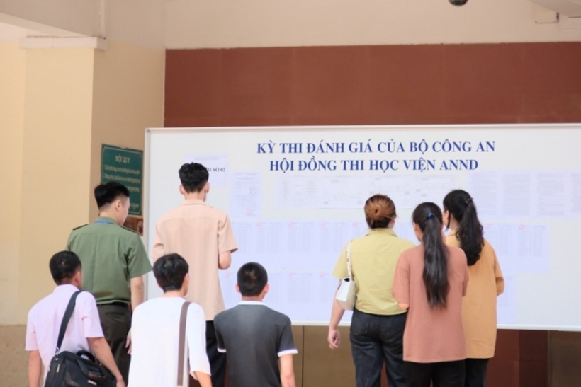 Thí sinh chủ động ôn tập theo nội dung đang học là có thể tham gia làm bài thi đánh giá của Bộ Công an năm 2025. Ảnh minh họa: Công An Nhân Dân