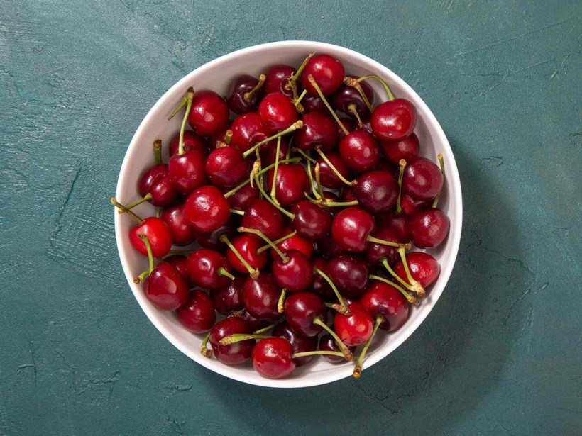 Cherry chứa nhiều chất chống oxy hóa như anthocyanin, quercetin.