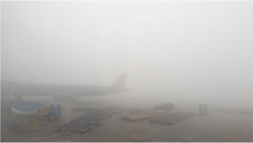 Một số cảng hàng không khu vực miền Bắc chịu ảnh hưởng bởi sương mù ở thời điểm quý I hàng năm. Ảnh minh họa: Báo Giao Thông