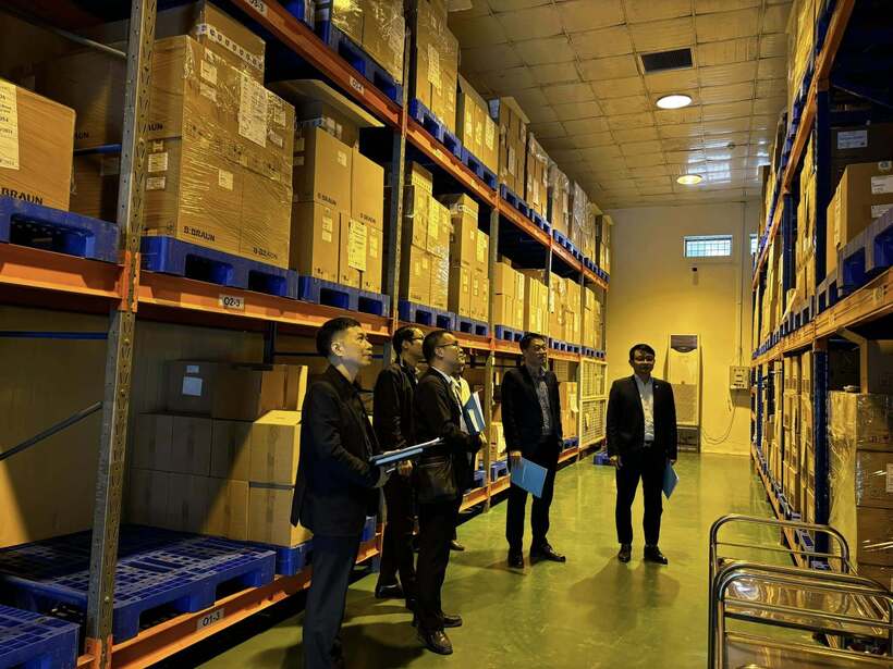 Lượng thuốc tồn kho tại các đơn vị được duy trì ở mức an toàn, đáp ứng đủ nhu cầu của bệnh viện và người dân