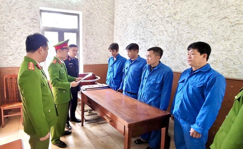 5 đối tượng tại cơ quan chức năng