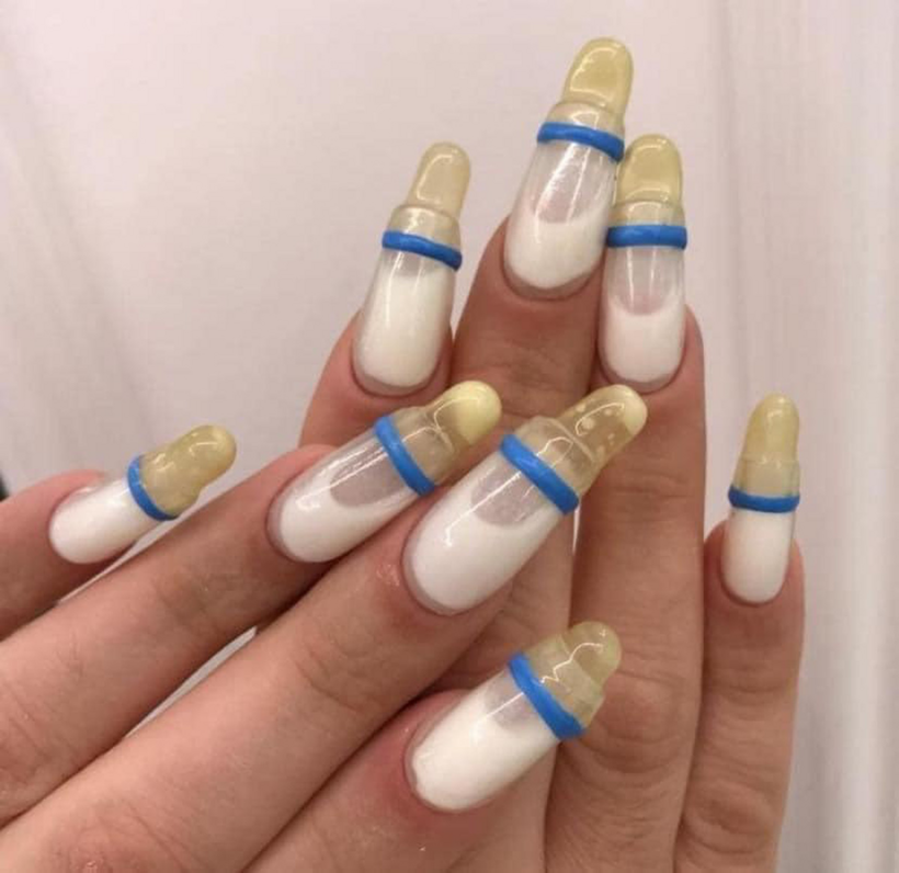 Một bộ nail cho hội chị em bỉm sữa