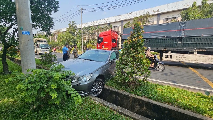 Hiện trường xảy ra vụ tai nạn. Ảnh: Báo Nhà báo và Công luận.