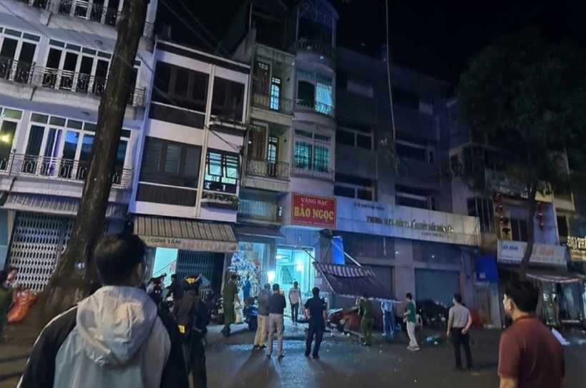 Hiện trường xảy ra vụ việc. Ảnh: SGGP