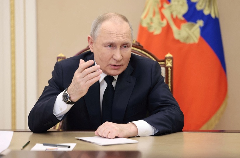 Tổng thống Nga Vladimir Putin. Ảnh: Reuters