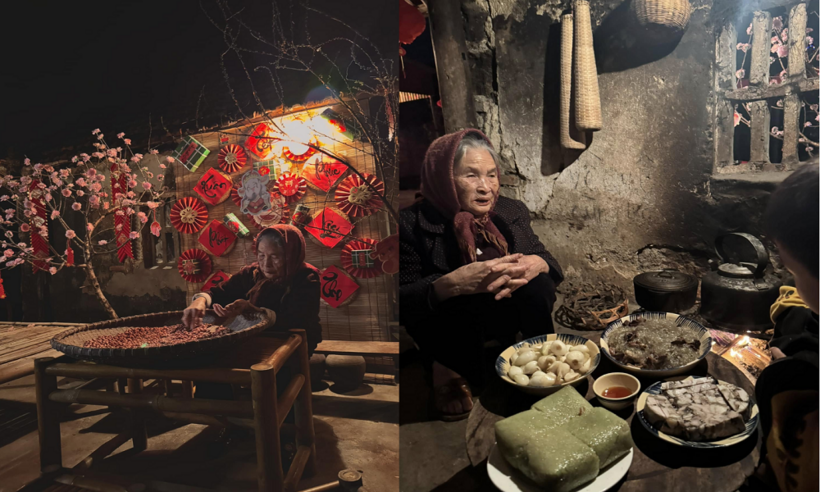 Hình ảnh người bà luôn giản dị, mộc mạc nhưng vô cùng đẹp đẽ, gợi nhớ về miền ký ức tuổi thơ của bất cứ ai.