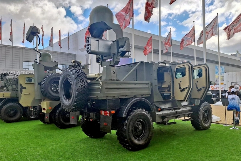 Hệ thống Rapira-3 tại triển lãm ARMY-2024. Ảnh: Sputnik