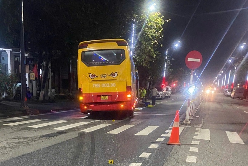 Hiện trường vụ tai nạn. Ảnh: Dân trí