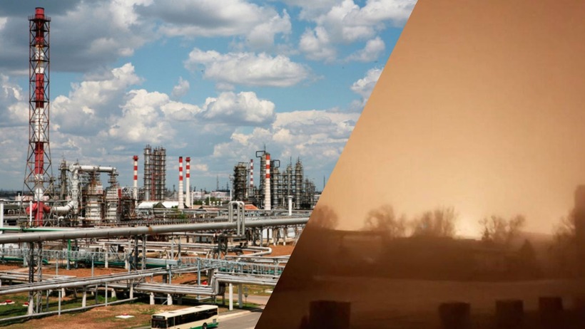 Nhà máy lọc dầu Nga ở Volgograd bị tấn công. Ảnh: Kyiv Independent