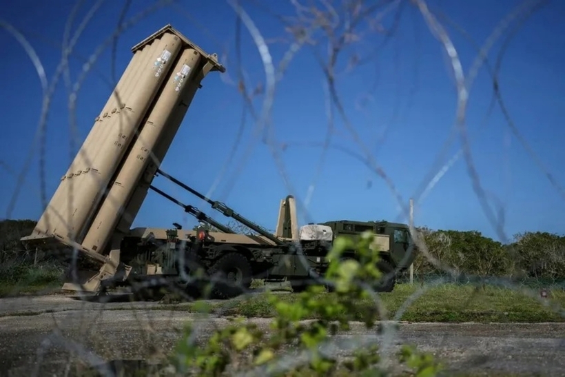 Hình ảnh một hệ thống phòng thủ tên lửa THAAD. Ảnh: NYT