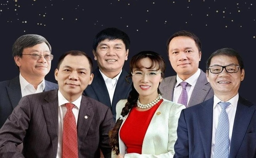 Việt Nam có 6 tỷ phú trong danh sách những người giàu nhất thế giới của Forbes. (Đồ họa: Znews)