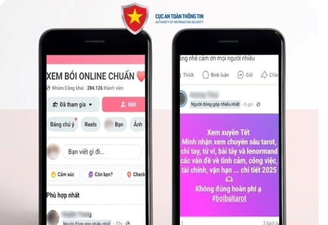 Cận trọng khi xem bói, giải hạn "online". Ảnh: VietnamPlus