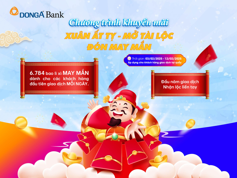 Xuân đến nhà, Lộc đến tay – Giao dịch ngay cùng DongA Bank - 2